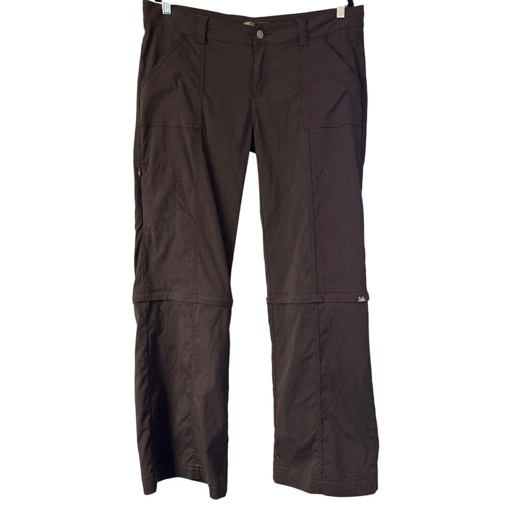 Prana Women’s Monarch Convertible Hiking Pants Size 14 in Dark Brown